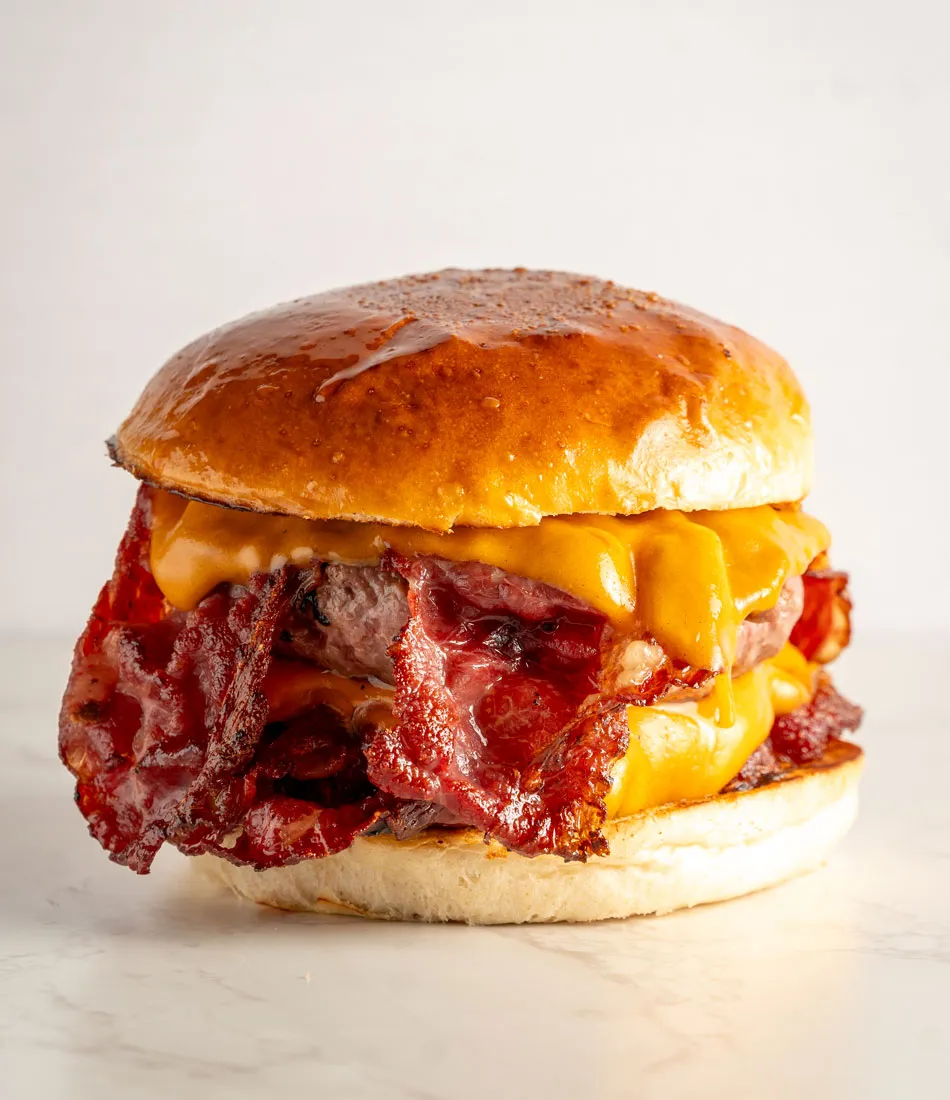 Serving suggestion Level Cook smoked beef bacon