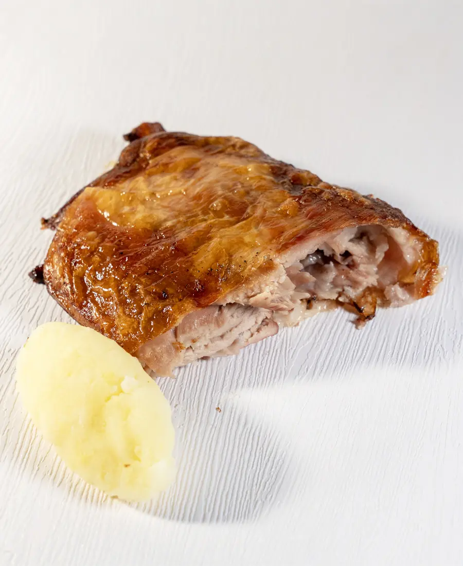 Paletilla de cordero lechal confitada Level Cook