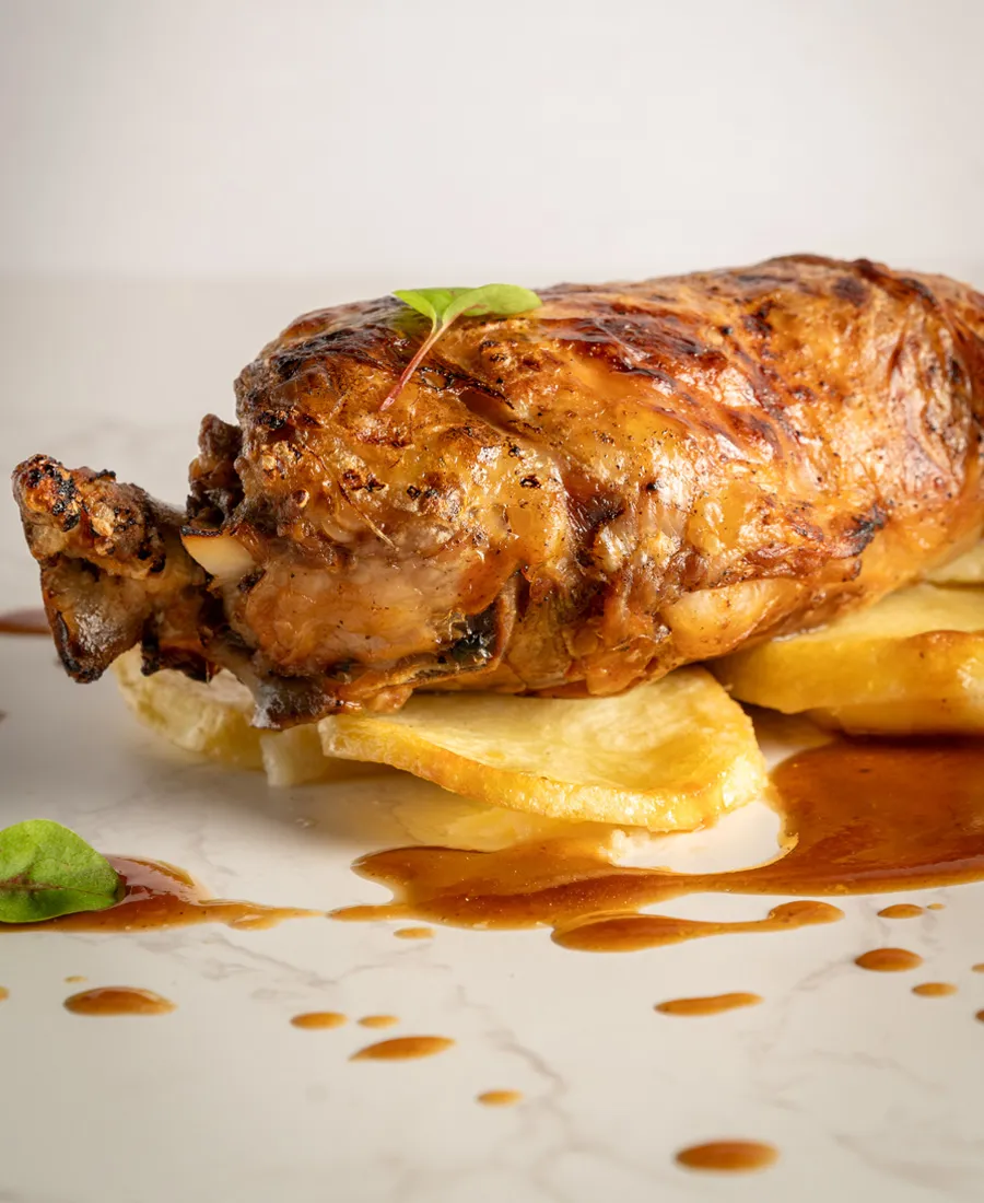 Presentación Pierna de cordero lechal